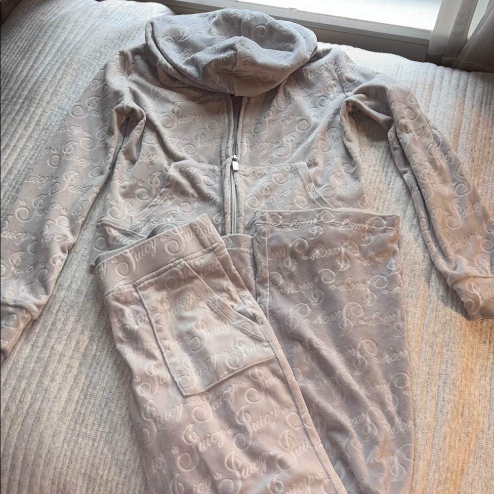 Juicy Couture Embossed Velour Tracksuit